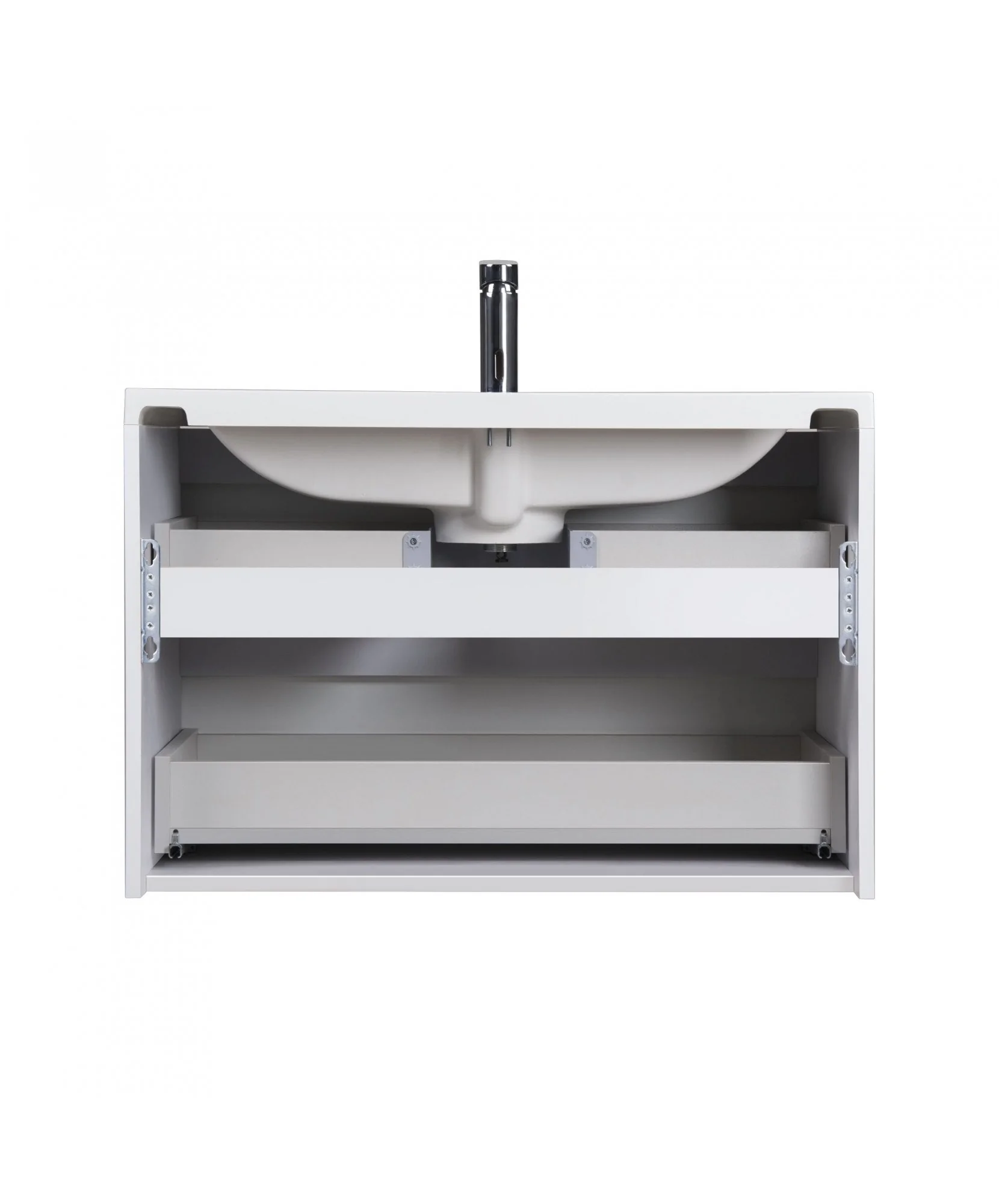 Тумба для ванной Octavio 80-А с умывальником Cosmopolitan 80 подвесная белая