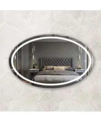 Кругле овальне Magda 110х70 S з LED-підсвіткою та сенсором