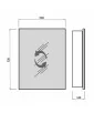 Зеркальная галерея Руна 54 с LED-светильником
