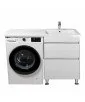 Тумба Wing 60-W з умивальником Rodeo 120 R з крилом над пралкою
