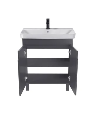 Відкрита Simple Graphite 70-U з умивальником River
