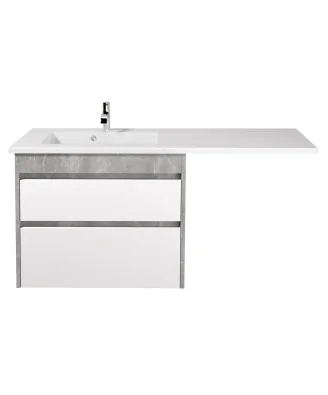 Polo Loft 80-U ADAM 140 L сіра тумба підвісна