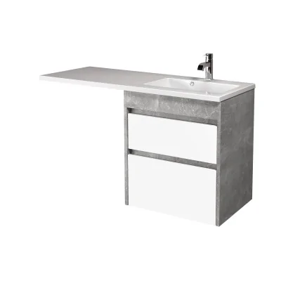 Тумба подвесная над стиральной машиной Polo Loft 60-U ADAM 120 R