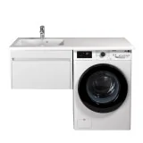 фасад підвісної тумби з крилом над пралкою Prime 60-А з умивальником ADAM 120 L